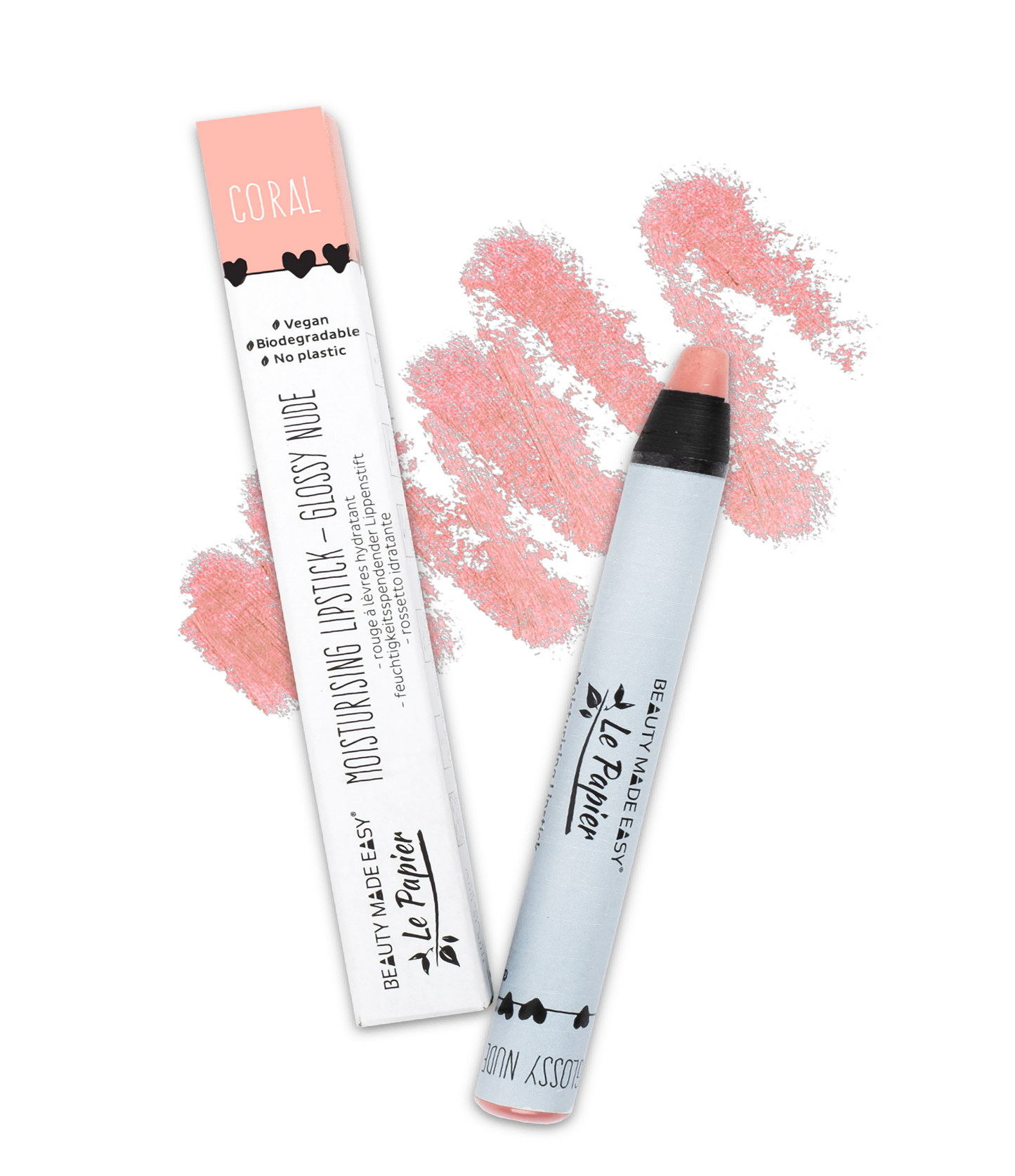 Vegan Moisturising Glossy Lipstick - Beauty Made Easy