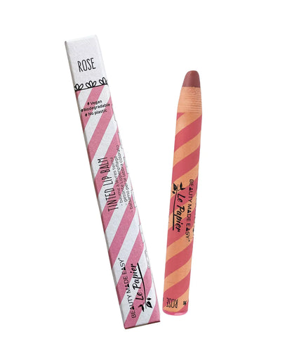Vegan Hydrating Lip Tint Balm Rose - Beauty Made Easy
