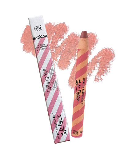 Vegan Hydrating Lip Tint Balm Rose - Beauty Made Easy