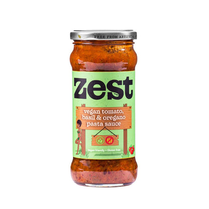 Zest Tomato, Basil & Oregano Pasta Sauce 340g