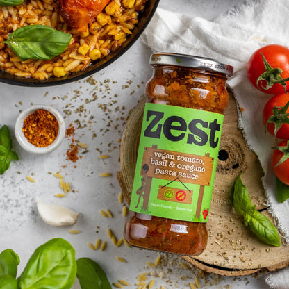 Zest Tomato, Basil & Oregano Pasta Sauce 340g