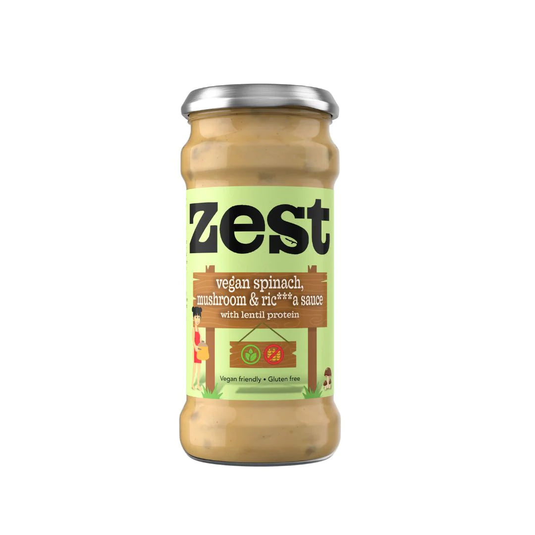Zest Vegan Spinach Mushroom & Ricotta Sauce 340g