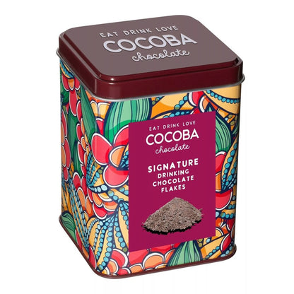 Cocoba Signature Drinking Chocolate Flakes - 55% Dark Chocolate (Naturally Vegan)
