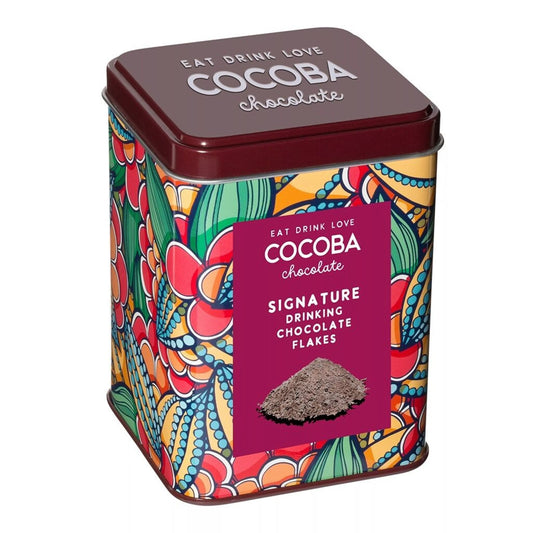 Cocoba Signature Drinking Chocolate Flakes - 55% Dark Chocolate (Naturally Vegan)