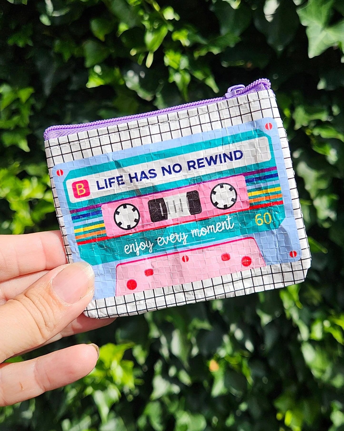 Recycled Plastics Cute Mini Zipper Purse