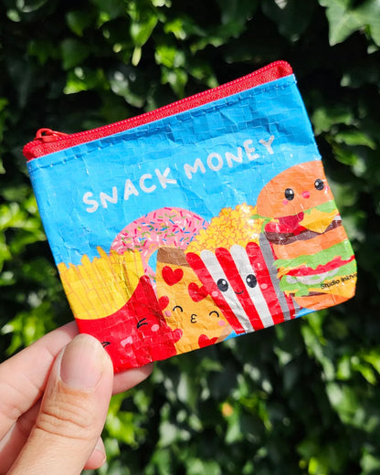 Recycled Plastics Cute Mini Zipper Purse