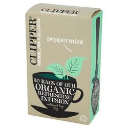 Clipper Organic & Fairtrade Peppermint Infusion – 20 Plastic Free Tea Bags