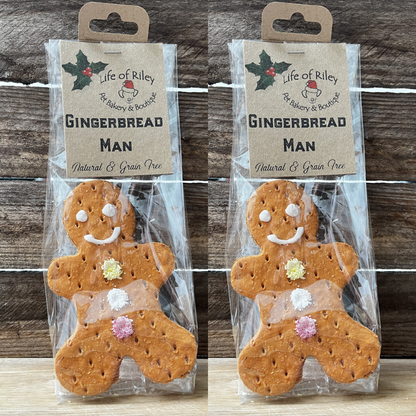 Festive Gingerbread Man Dog Treat