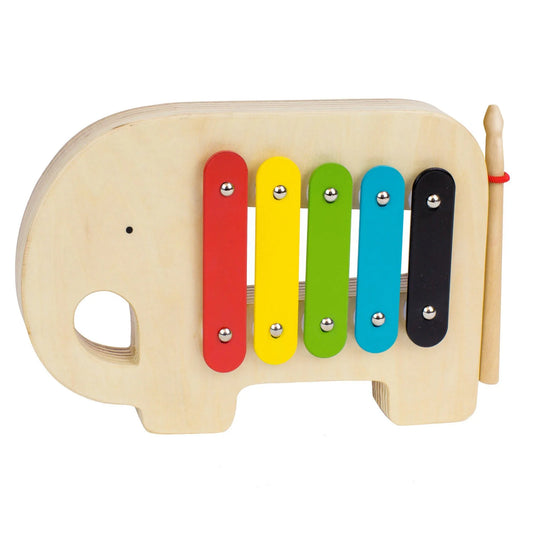 Musical Wooden Elephant Xylophone