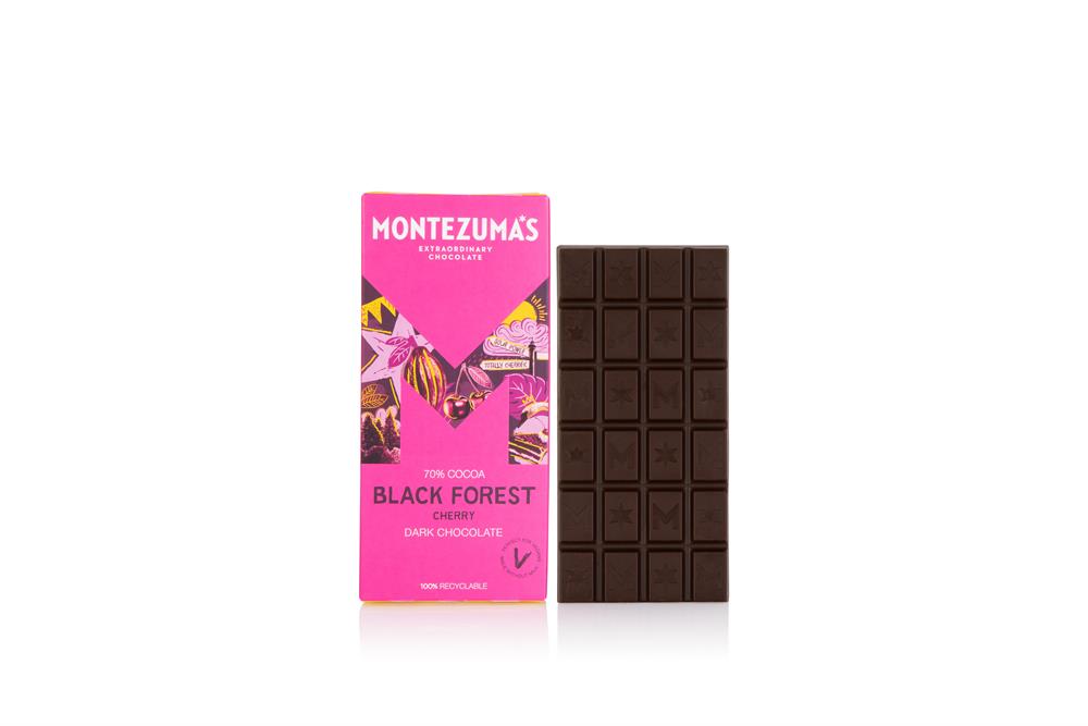 Montezuma*s Black Forest Dark Chocolate with Cherry 90g