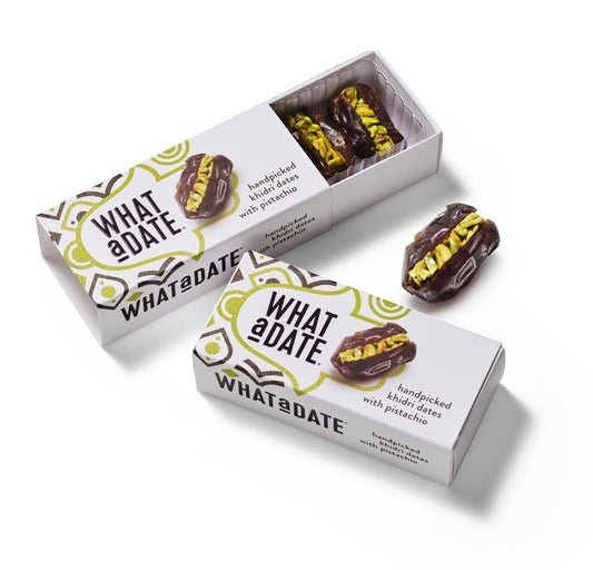 What a Date Organic Date with Pistachio - Snack Box 50g