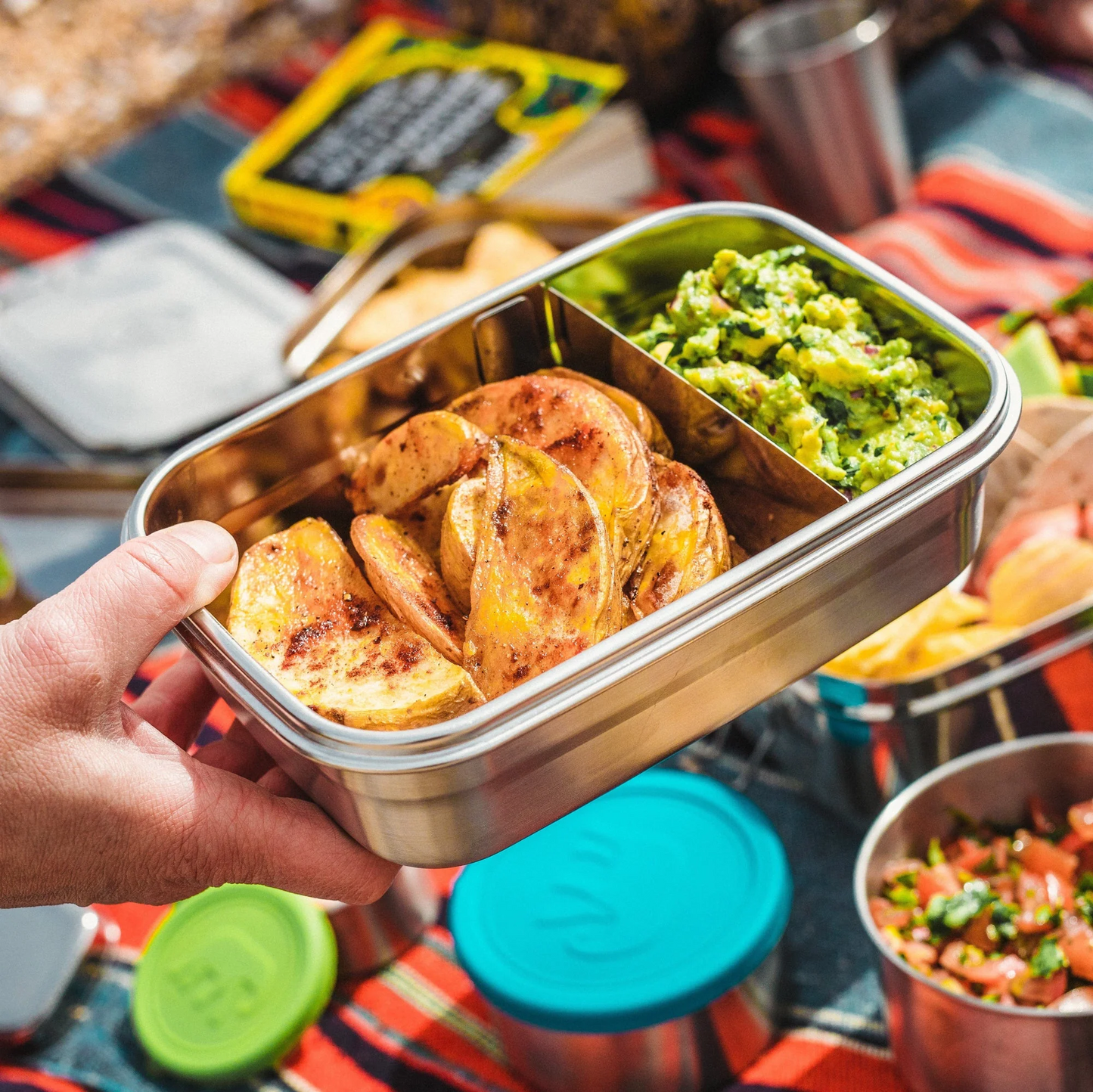 Clip & Seal Stainless Steel Lunchbox - Small / Medium /Large