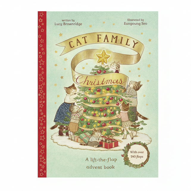 Cat Family Christmas: Lift the Flap Advent Book