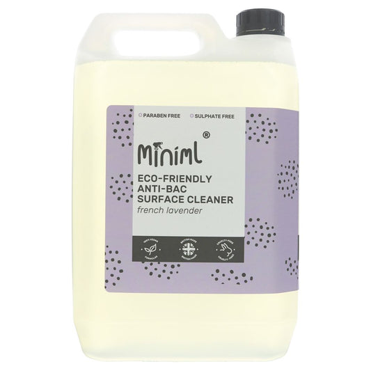 Miniml Anti-Bac Surface Cleaner French Lavender - 5L