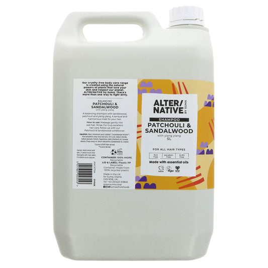 Alter/native by Suma Patchouli & Sandalwood Shampoo - 5L