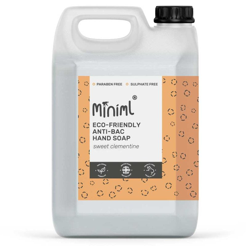 Miniml Anti-Bac Hand Soap - Sweet Clementine 5L