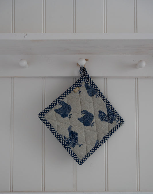 Recycled Cotton Henriette Trivet - Blueberry