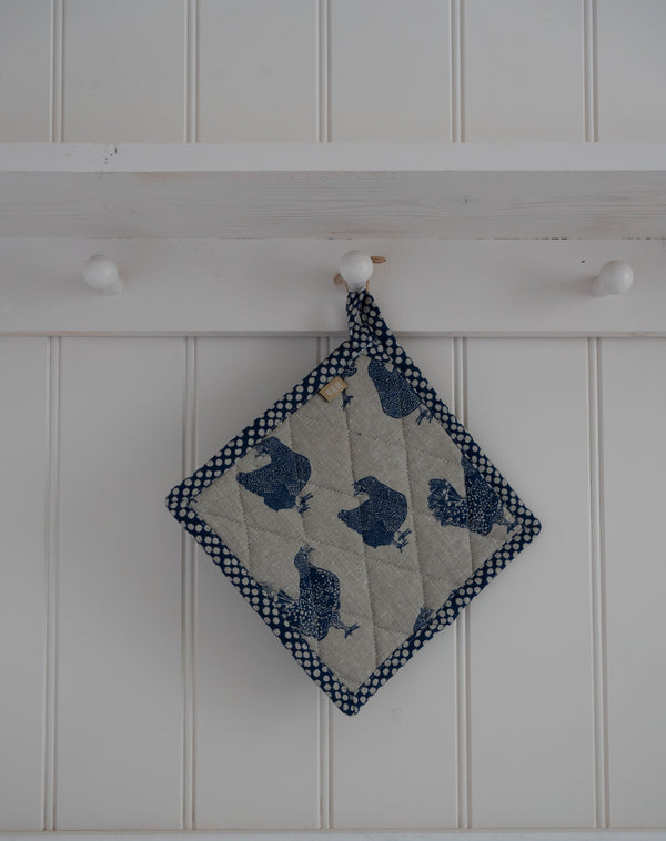 Recycled Cotton Henriette Trivet - Blueberry