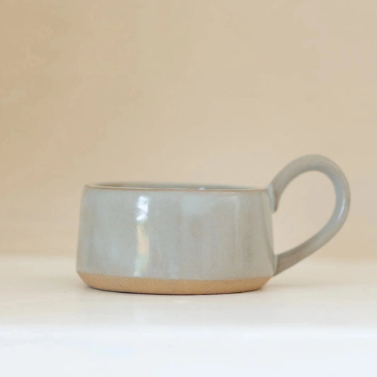Eggshell Stoneware Tea Light Cup