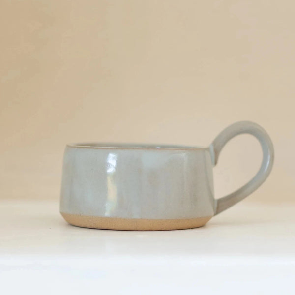 Eggshell Stoneware Tea Light Cup