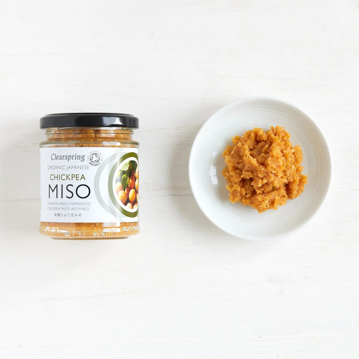 Clearspring Organic Japanese Chickpea Miso Jar - 150g