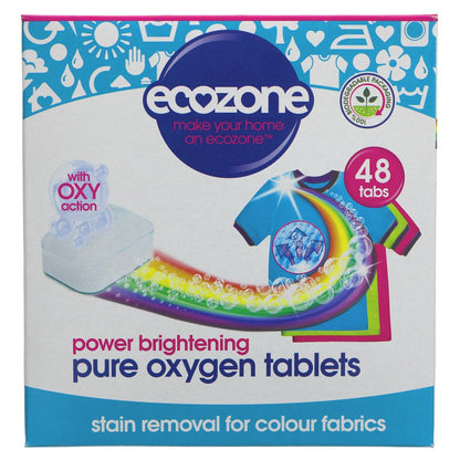 Ecozone Laundry Tablets Brightening - 48 tabs
