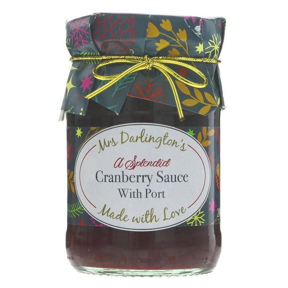 Mrs Darlington's Cranberry Sauce With Port - 200g