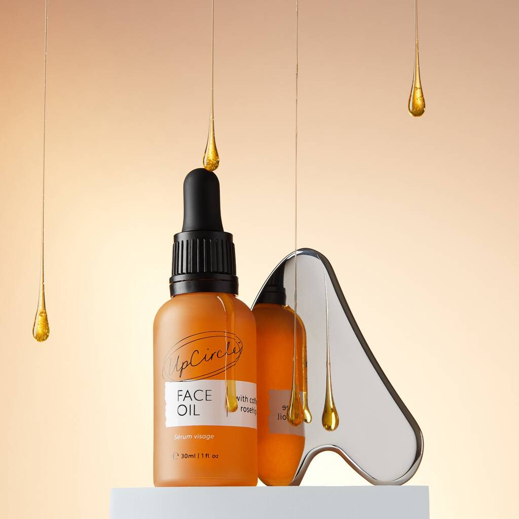 Organic Face Oil + Gua Sha Set Worth £35