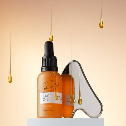 Organic Face Oil + Gua Sha Set Worth £35