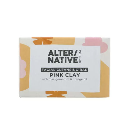 Alter/Native By Suma Facial Cleansing Bar - Pink Clay