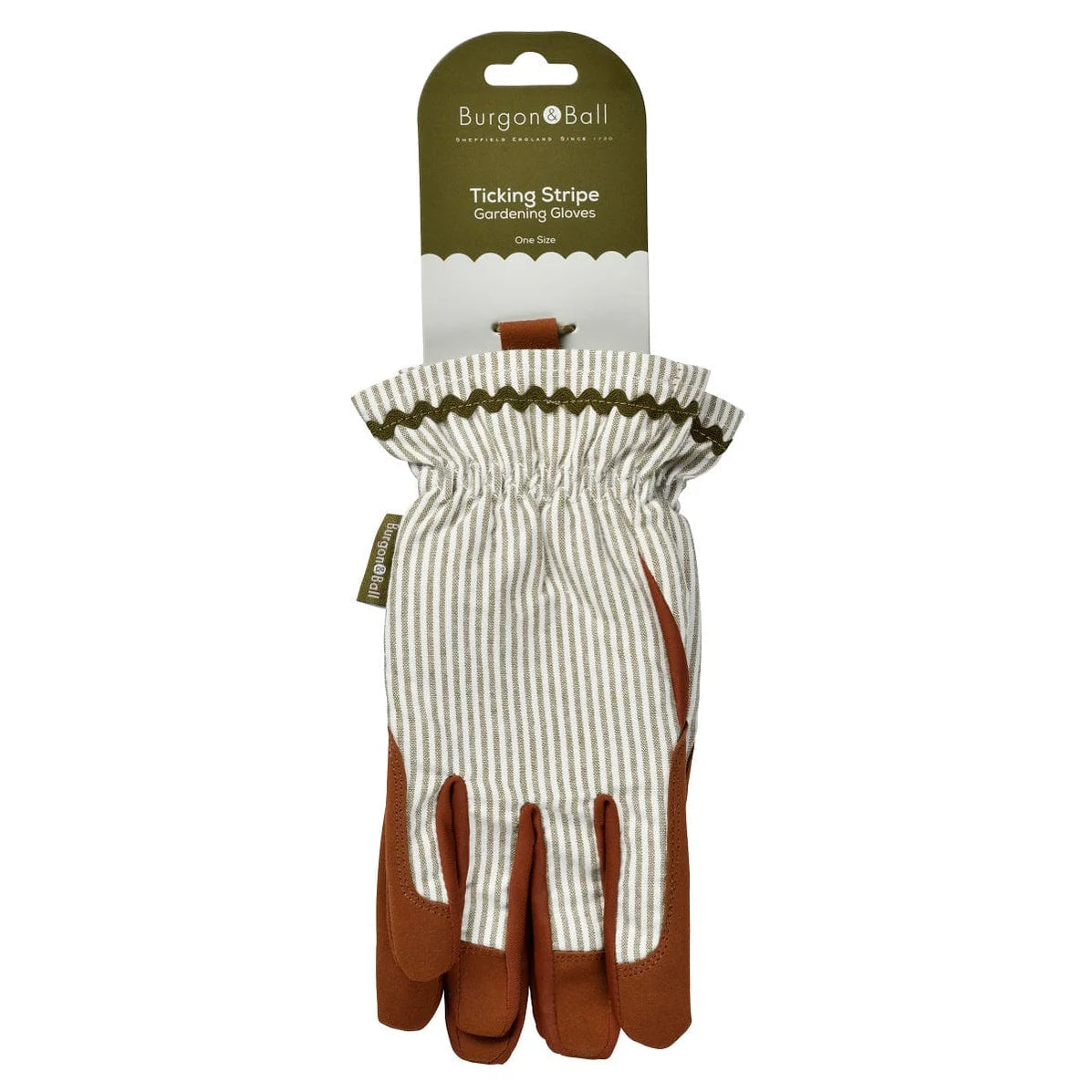 Gardening Gloves – Olive Stripe