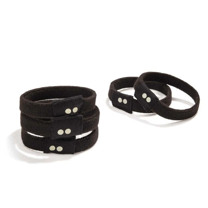 Black Plastic Free Hair Ties - Kooshoo