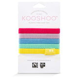 Rainbow Plastic Free Hair Ties - Kooshoo