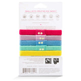 Rainbow Plastic Free Hair Ties - Kooshoo