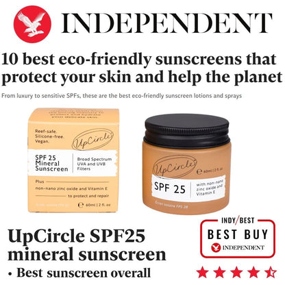 UpCircle SPF 25 Mineral Sunscreen - 60ml