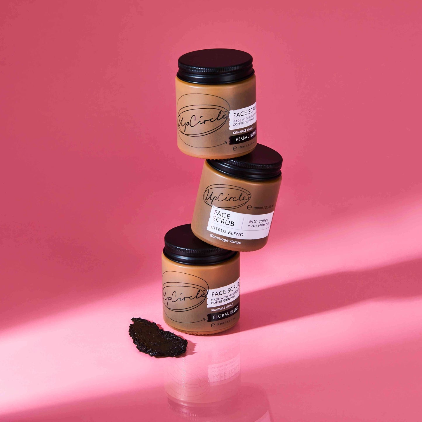 UpCircle Citrus Face Scrub with Coffee for Dry Skin 100ml