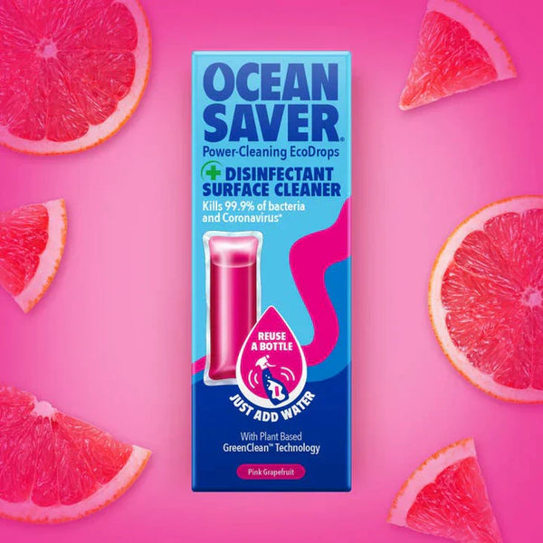 Ocean Saver Cleaning Drop - Disinfectant (Pink Grapefruit)