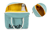 Fluf Zipper Lunch Bag Teal