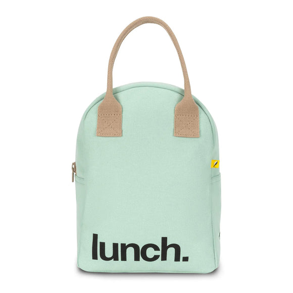 Fluf Zipper Lunch Bag Mint