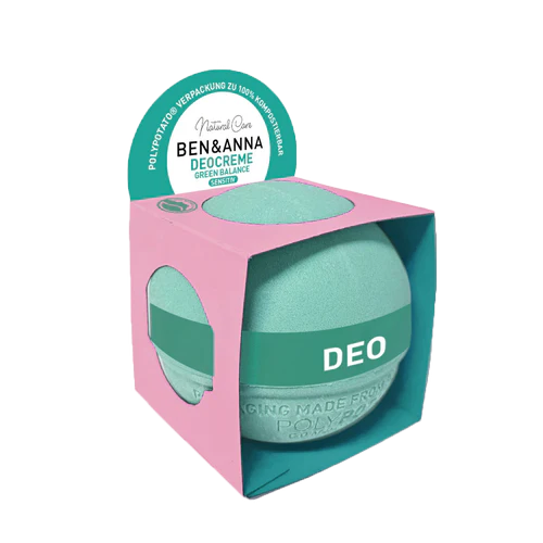 Ben & Anna Vegan Deodorant Cream in Compostable Potato Packaging 40g
