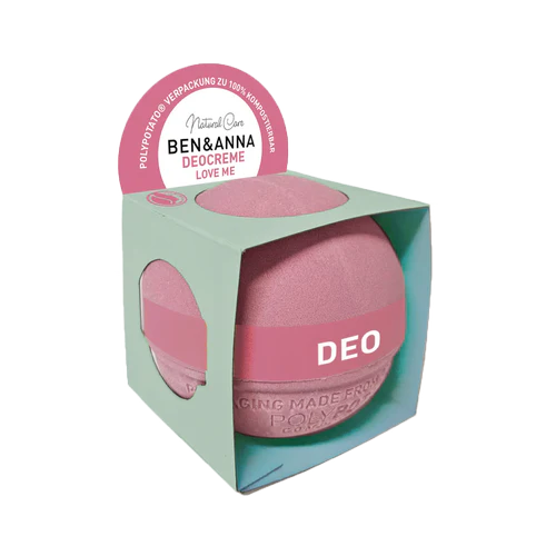 Ben & Anna Vegan Deodorant Cream in Compostable Potato Packaging 40g
