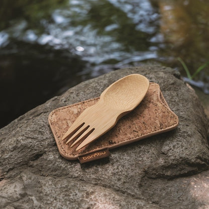 Bamboo Spork & Cork Travel Set