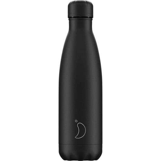 Chilly’s 500ml Bottle Monchrome All Black