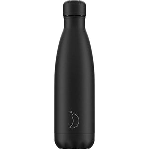 Chilly’s 500ml Bottle Monchrome All Black