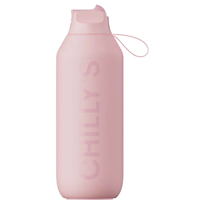 Chilly’s Series 2 Flip 500ml Bottle Blush Pink