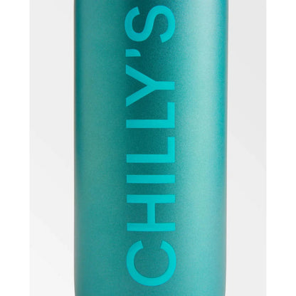 Chilly’s Series 2 Flip 500ml Bottle Matte Metallic Atlantis