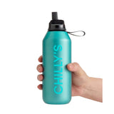 Chilly’s Series 2 Flip 500ml Bottle Matte Metallic Atlantis