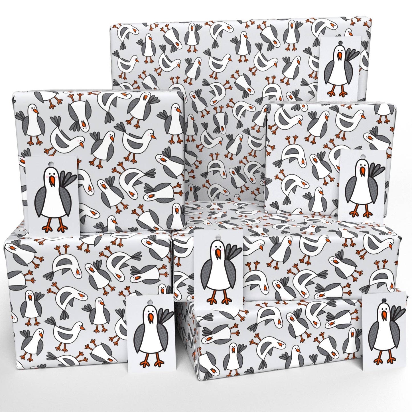 Vegan 100% Recycled Gift Wrap - Green Ditsy