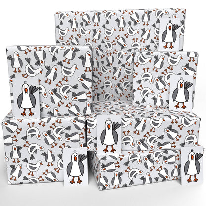 Seagulls Gift Wrapping Paper