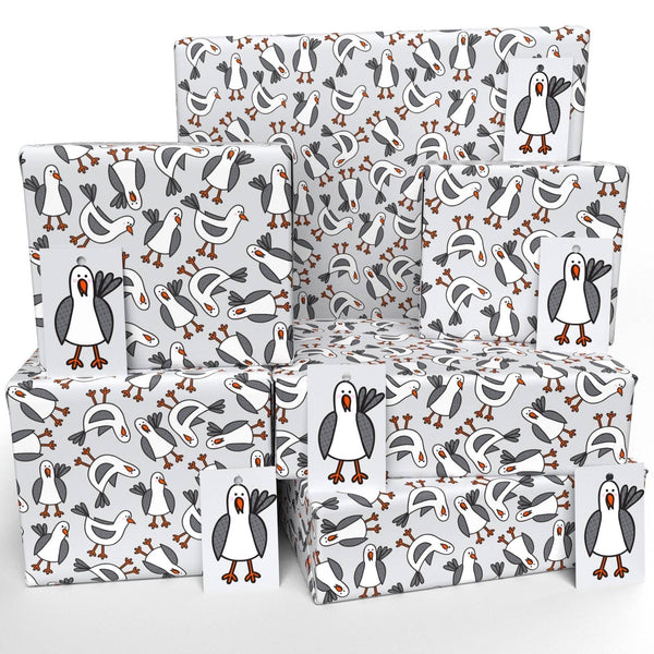 Seagulls Gift Wrapping Paper